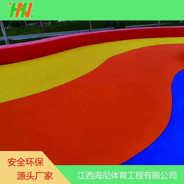 EPDM塑膠跑道 橡膠顆粒籃球場(chǎng)羽毛球場(chǎng) 幼兒園地墊步道施工