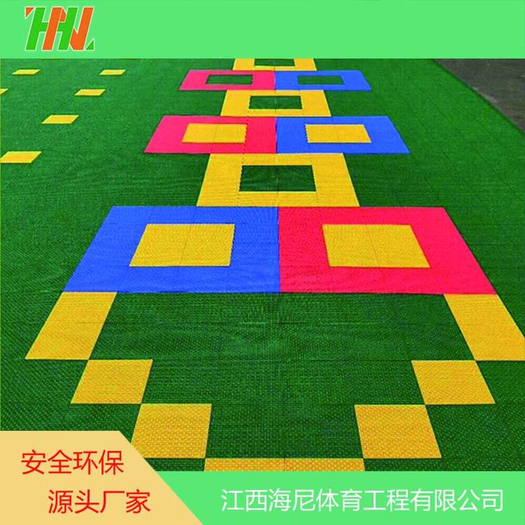 羽毛球 籃球 五人制足球 幼兒園懸浮式拼裝 塑膠運(yùn)動(dòng)場(chǎng)地地板