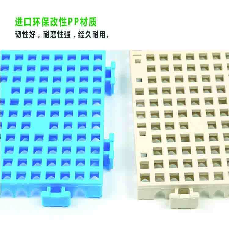 海尼供應500平方米雙層菱形地板拼裝 塑膠防滑運動地板建設