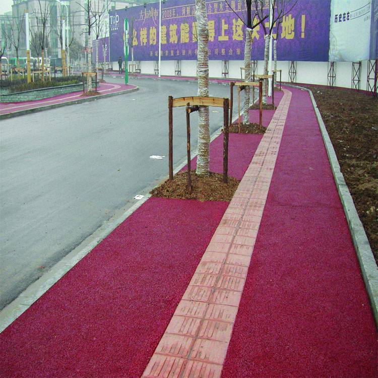 海尼承接水性聚合物彩色路面鋪設(shè) SP跑道瀝青改色