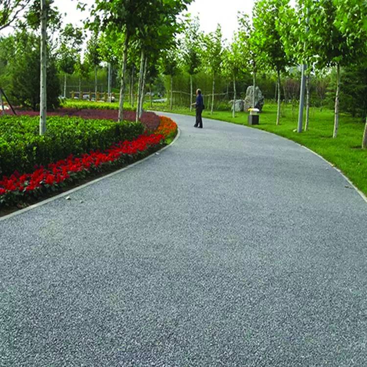 海尼承接3-5mm透水混泥土彩色瀝青路面鋪設(shè) 增加城市的舒適性